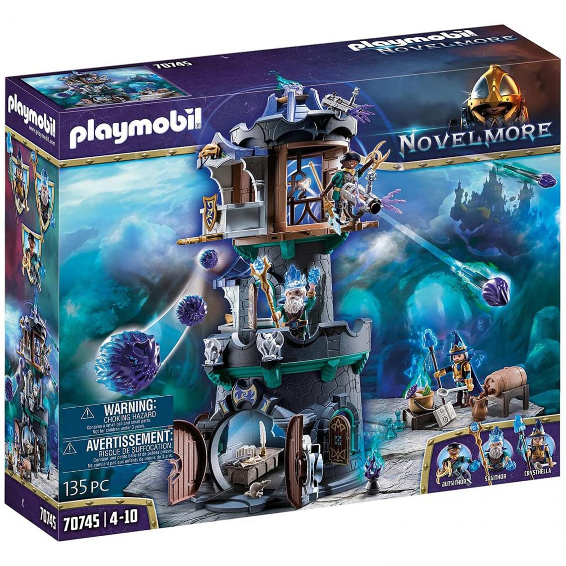 Playmobil - PLAYMOBIL 70745 - Novelmore Violet Vale - Tour des magiciens - Playmobil