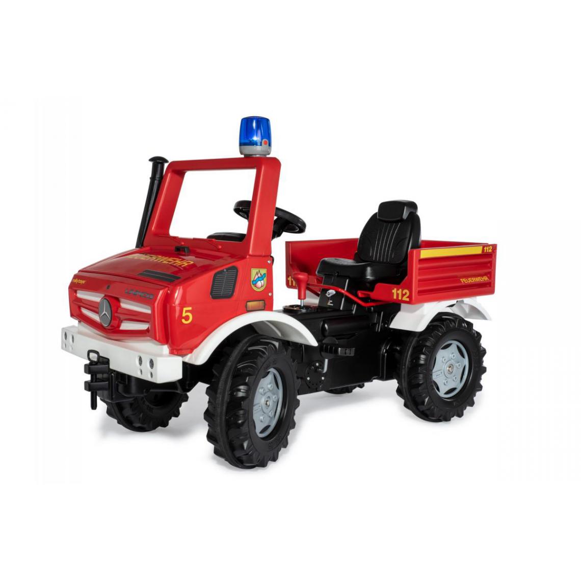 Rolly Toys - Rolly Toys Tracteur a Pedales rollyUnimog Pompier - Véhicule à pédales