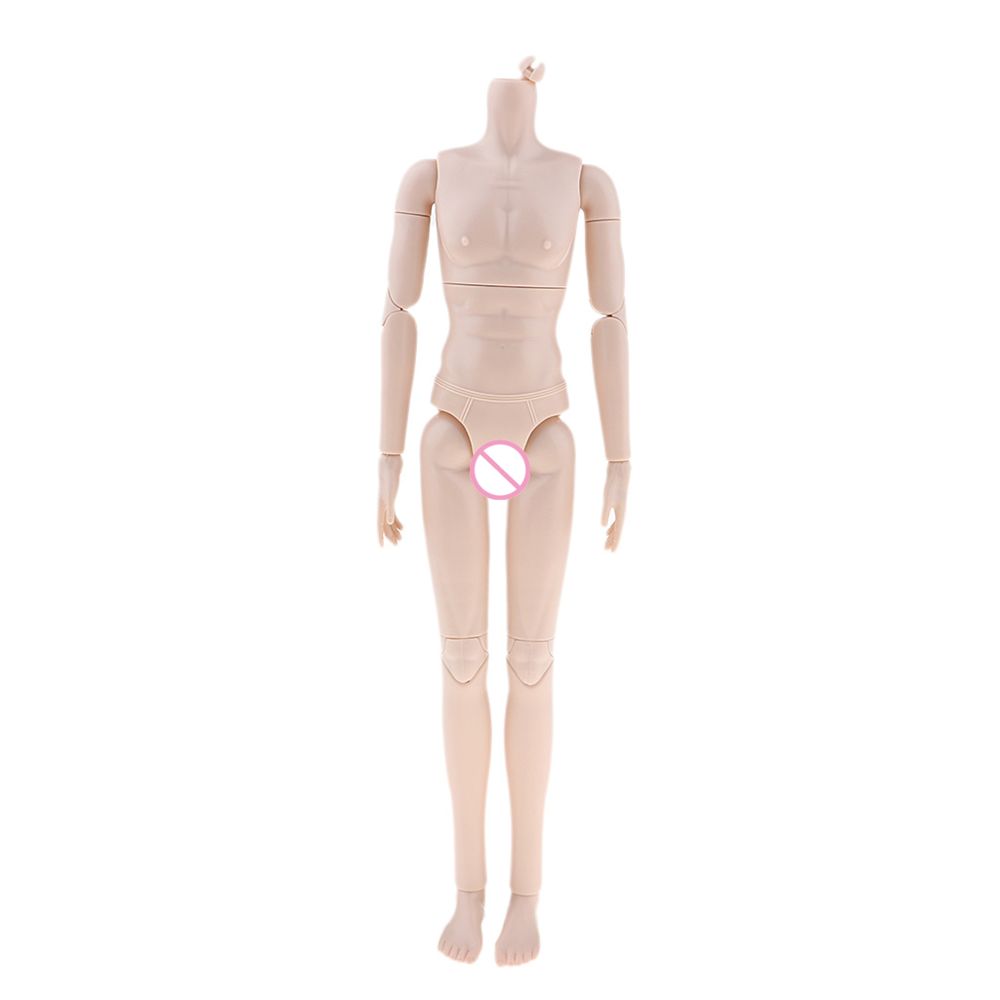 marque generique - 20 parties du corps nu de poupée masculine de joints 28cm pour 1/6 poupée articulée à rotule DIY Accs - Poupons