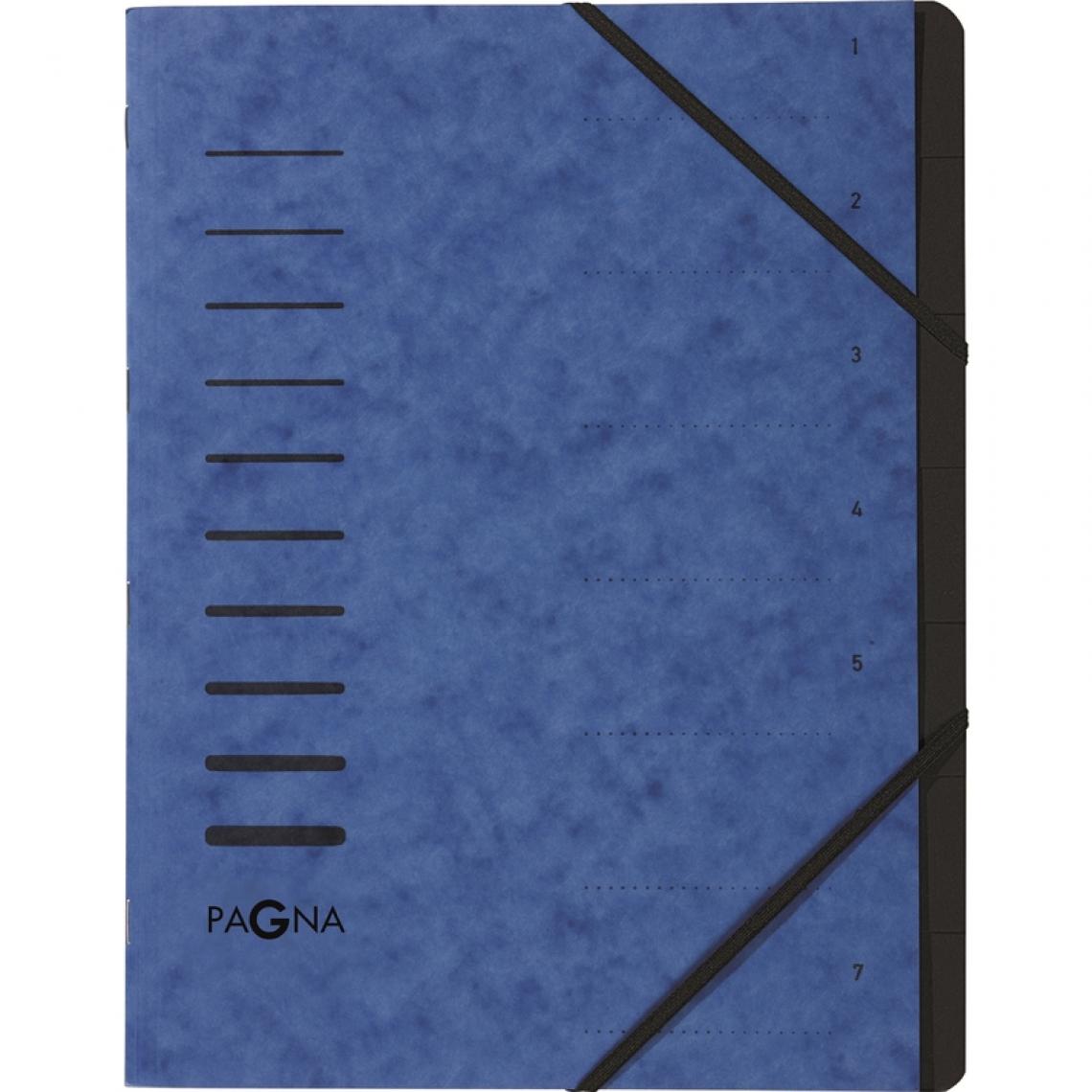 PAGNA - PAGNA Trieur 'Sorting File', 7 ml compartiments, bleu () - Accessoires Bureau
