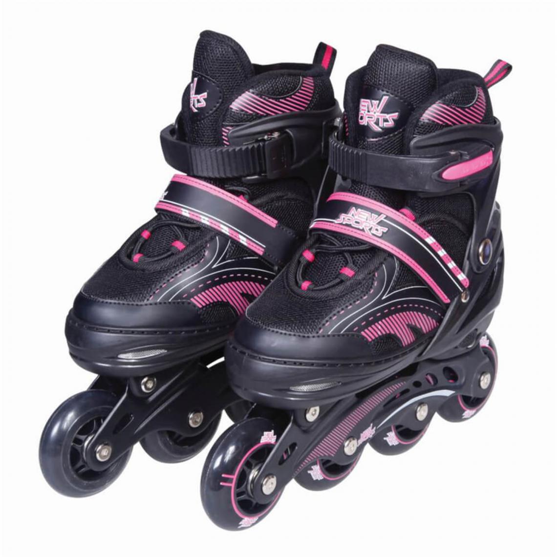 Vedes - Vedes 73421918 - New Sports Inline Skate ABEC 7 noir rose, Taille 31 - 34 - Jeux de récréation
