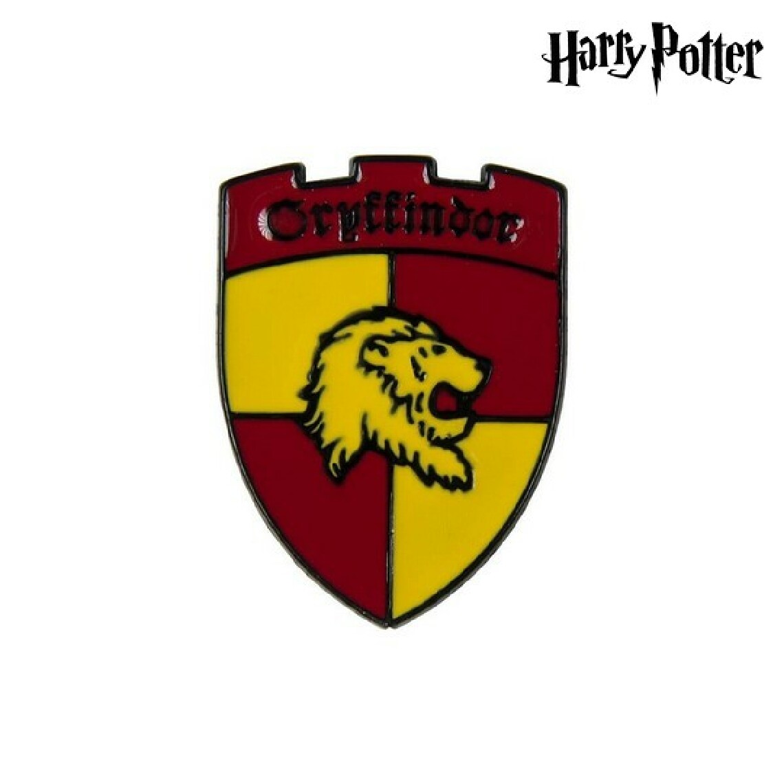 Harry Potter - Broche Gryffindor Harry Potter Métal Rouge Jaune - Accessoires Bureau