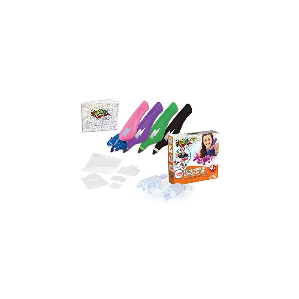 Ido3D - IDO3D GO 4 pen set (pen color Purple Green White and Pink) - Dessin et peinture