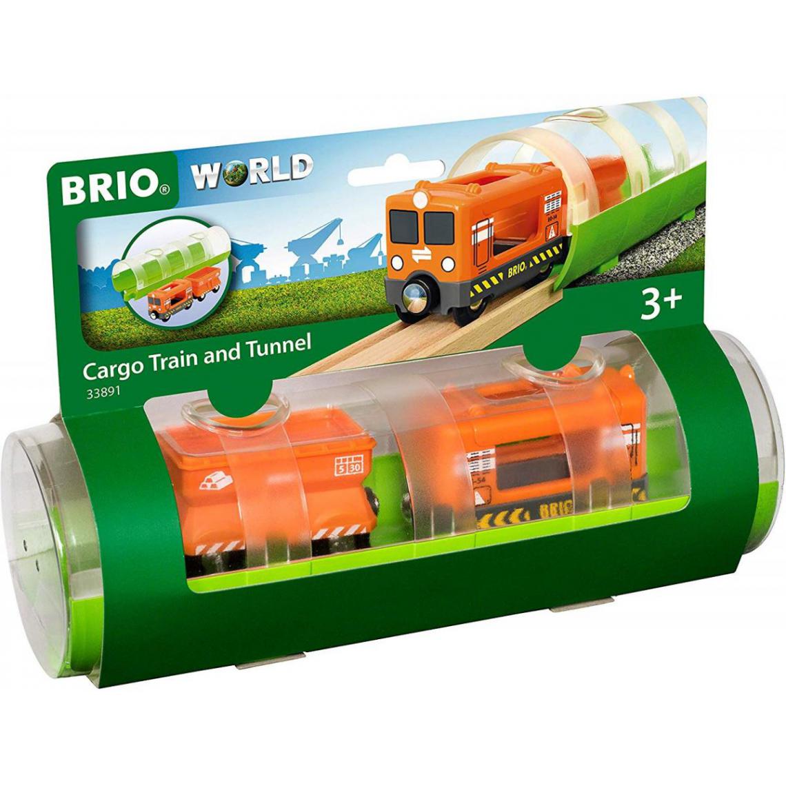 BRIO - Brio 33891 Train cargo et tunnel - Voitures