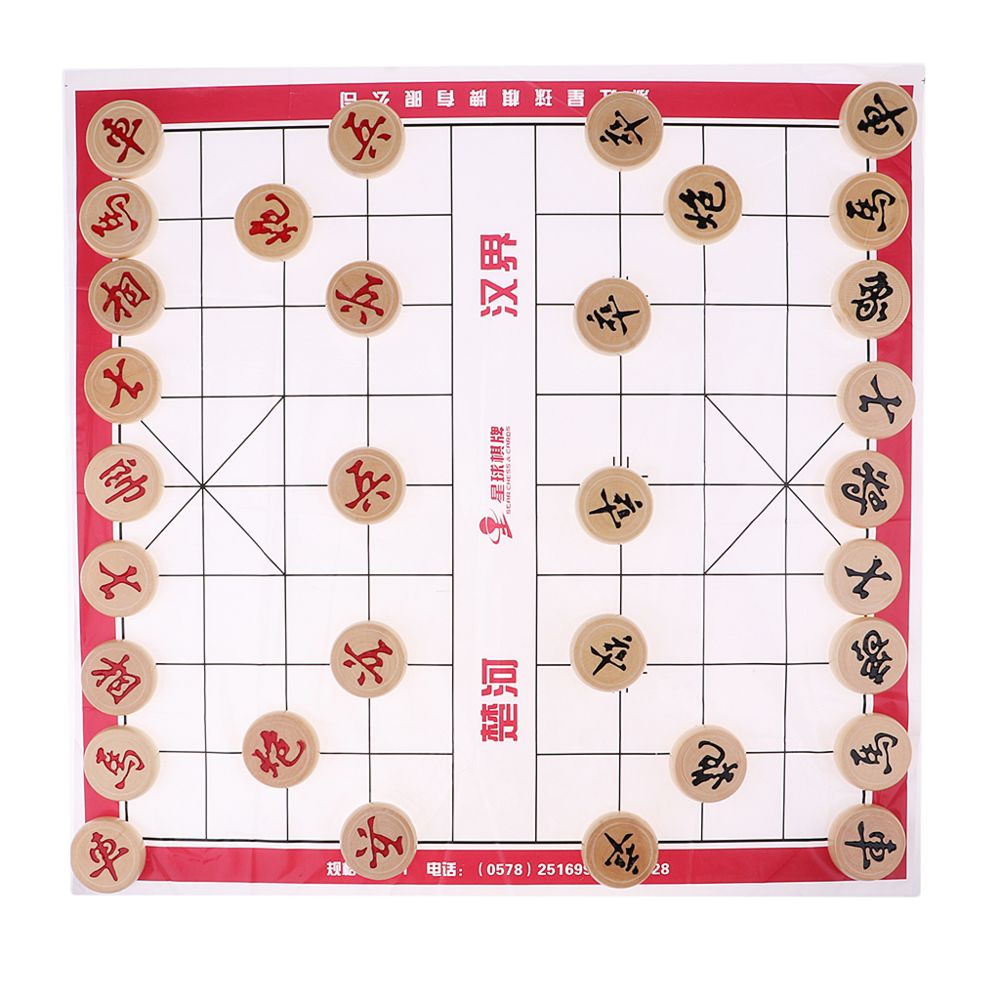 marque generique - pièces d'échecs chinois pièces d'échecs ensemble xiangqi jeu de plateau d'échecs diamètre 2.7cm - Jeux de stratégie