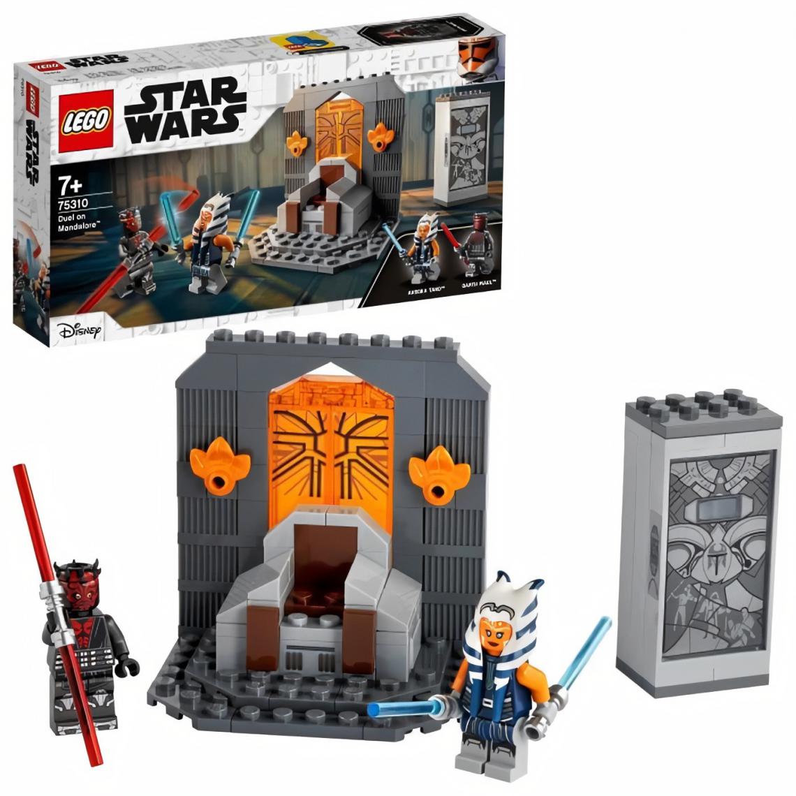 Lego - LEGO 75310 Star Wars Duel sur Mandalore Jouet a Construire, Jouets pour Enfants de +7 ans, Figurine et Sabres Laser - Briques et blocs