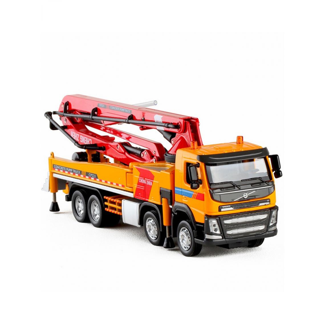 Universal - Véhicules en alliage, camions, sons et camions légers, jouets cadeaux pour enfants 1: 50 |(Orange) - Voitures