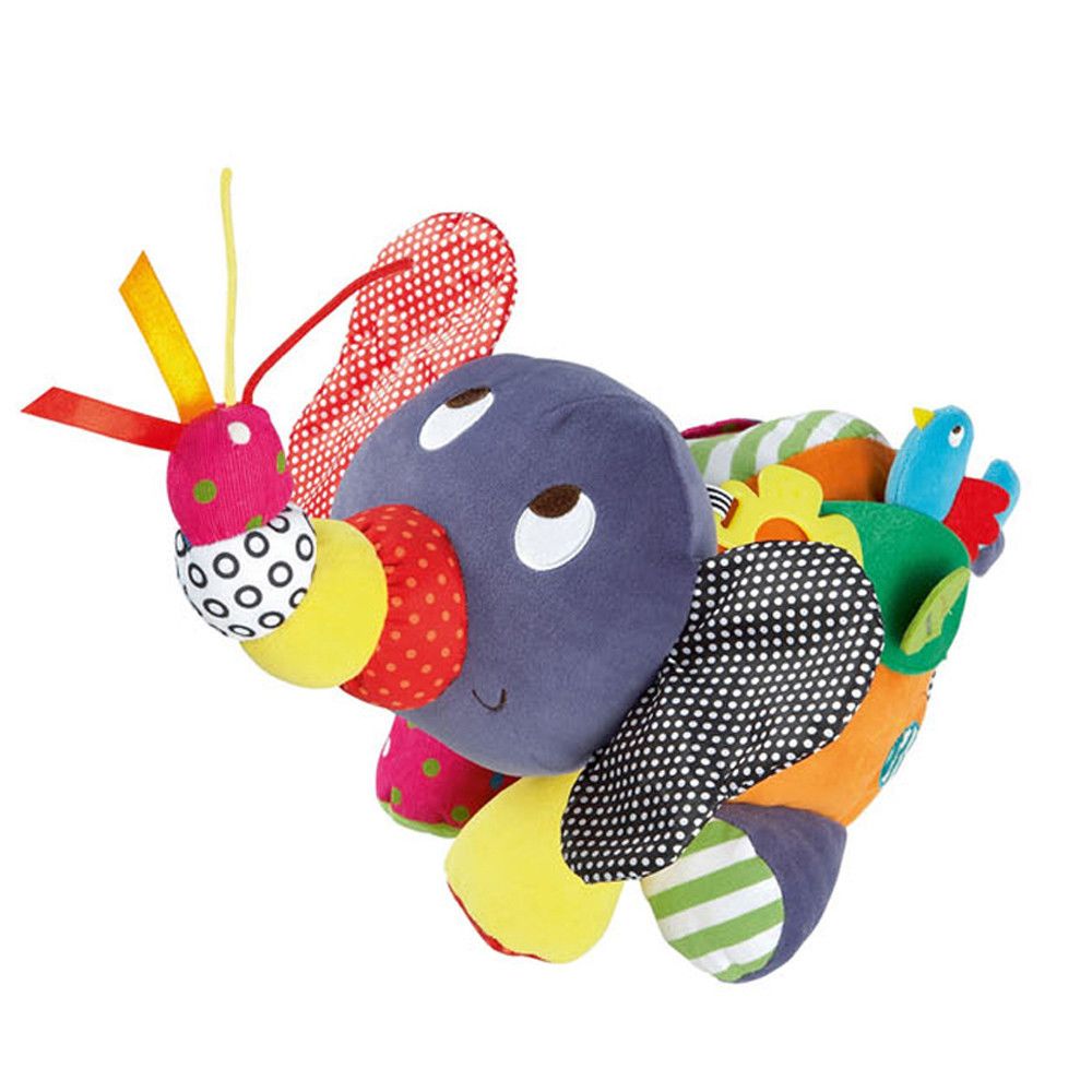Generic - Mignon musique Elephant de Bell hochets la sécurité des jouets de bébé douce peluche poussette poupée jouets - Poupées