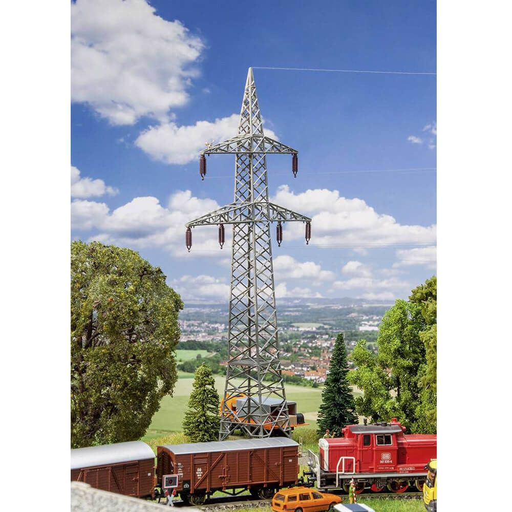 Faller - Modélisme HO : 2 Pylônes de câbles aériens (110 kV) - Accessoires et pièces