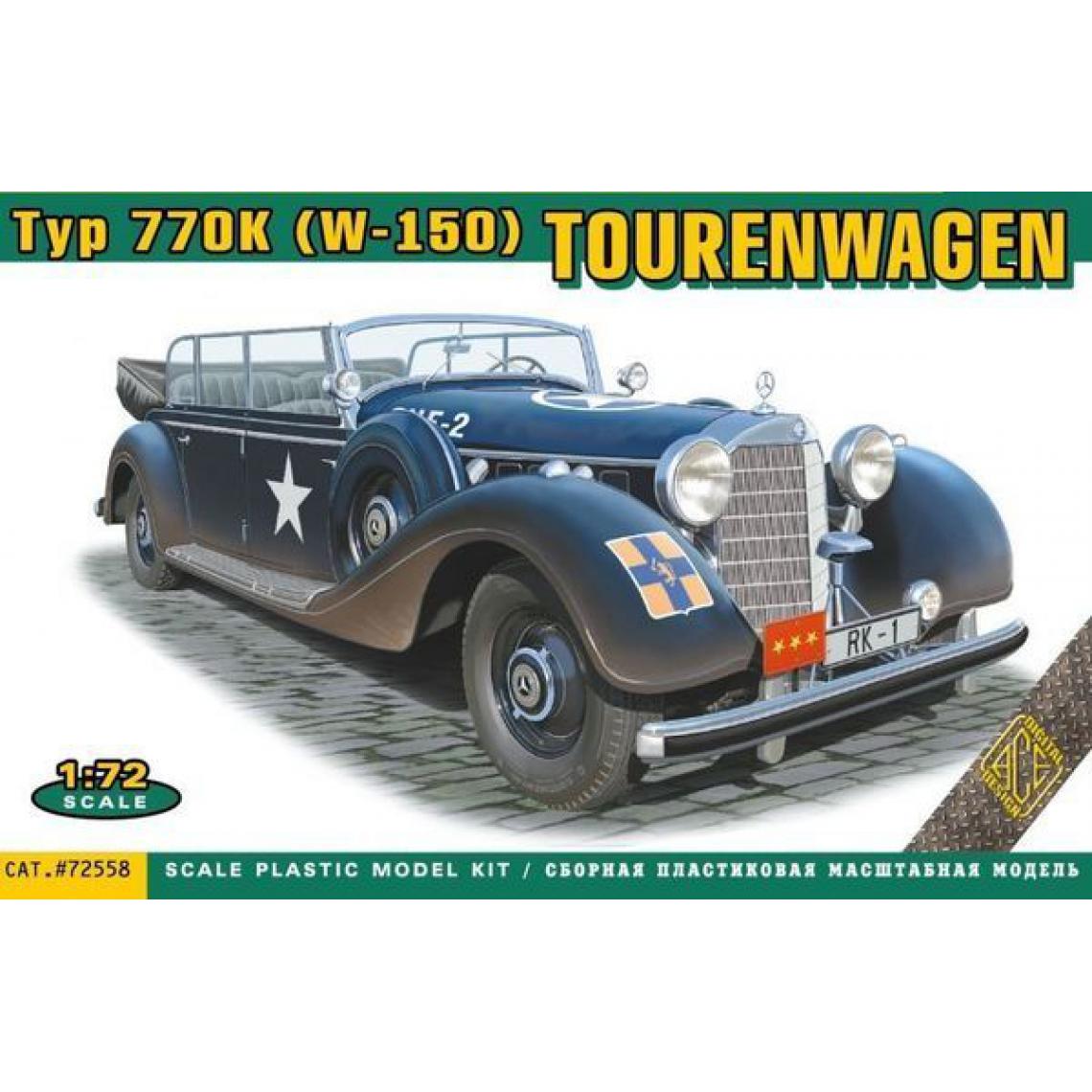 Ace - Typ 770K (W-150) Tourenwagen - 1:72e - ACE - Accessoires et pièces