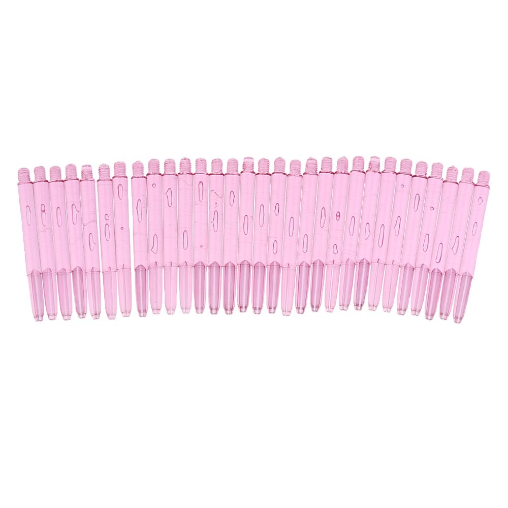 marque generique - 30 pièces universelles en plastique 2ba dart arbres de remplacement dart tiges rose - Accessoires fléchettes