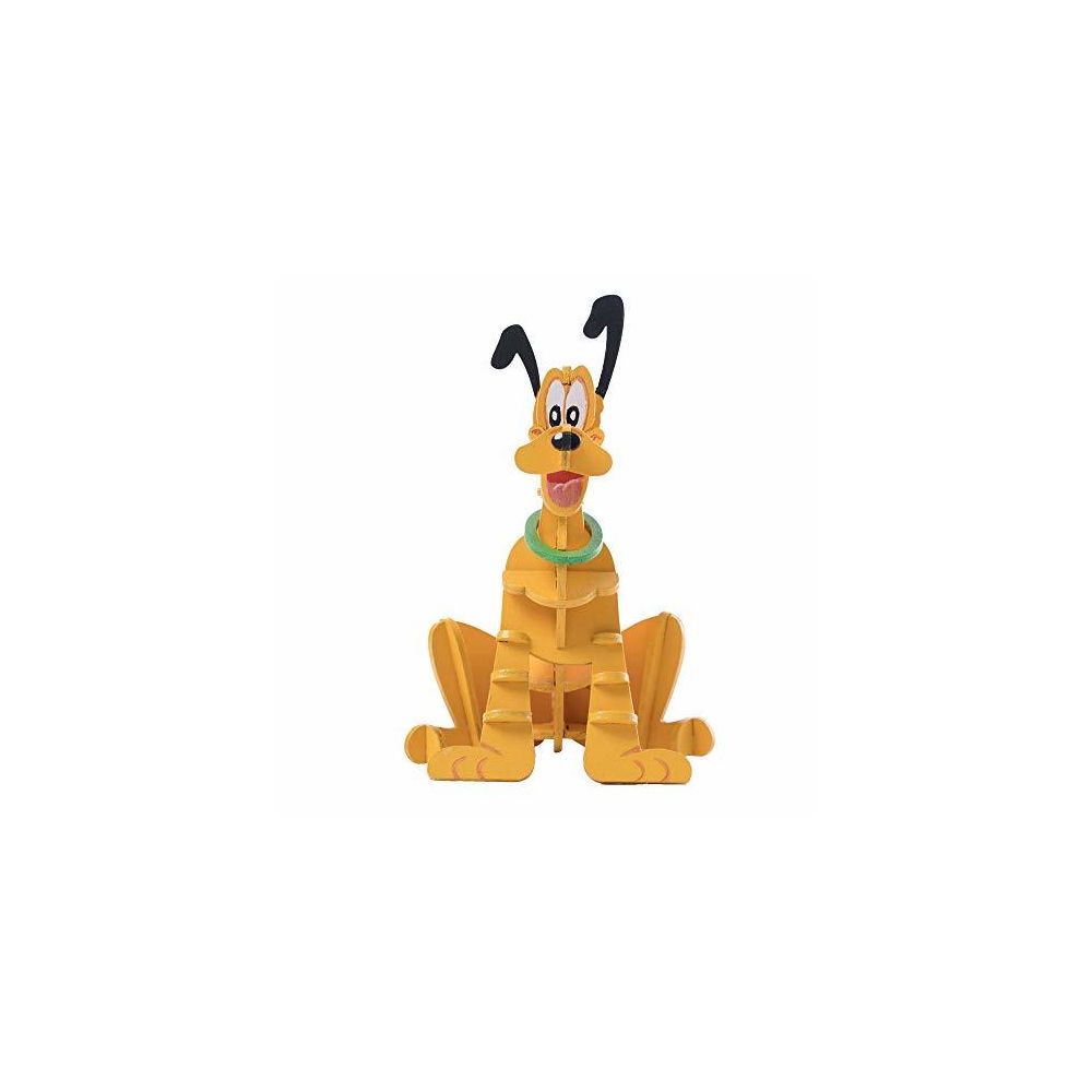 Incredibuilds - Disney Pluto Book and 3D Wood Model Figure Kit - Build Paint and Collect Your Own Wooden Toy Model - Great for Kids and Adults 8+ - 4.75"" - Accessoires maquettes
