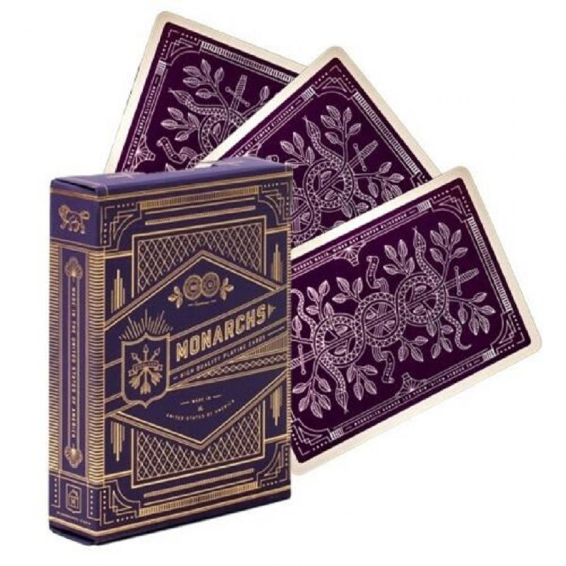Universal - 1 PCs Monarque Poker Poker Poker Monplas Deck Bike Collection Poker Jeux de cartes magiques Trucs magiques Accessoires Magicien | Jeux de cartes(Violet) - Jeux de cartes