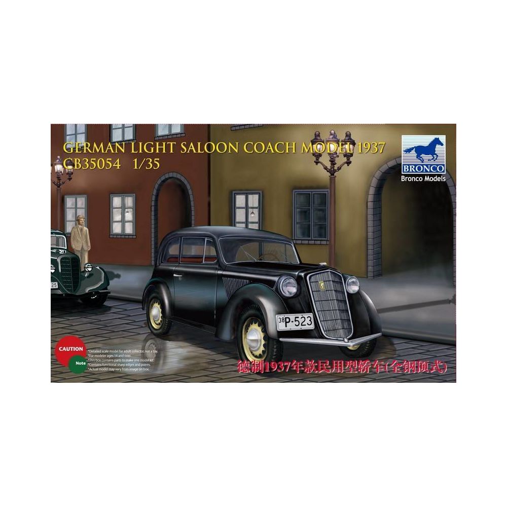 Bronco Models - Maquette Voiture Maquette Camion German Light Saloon Coach Model 1937 - Voitures