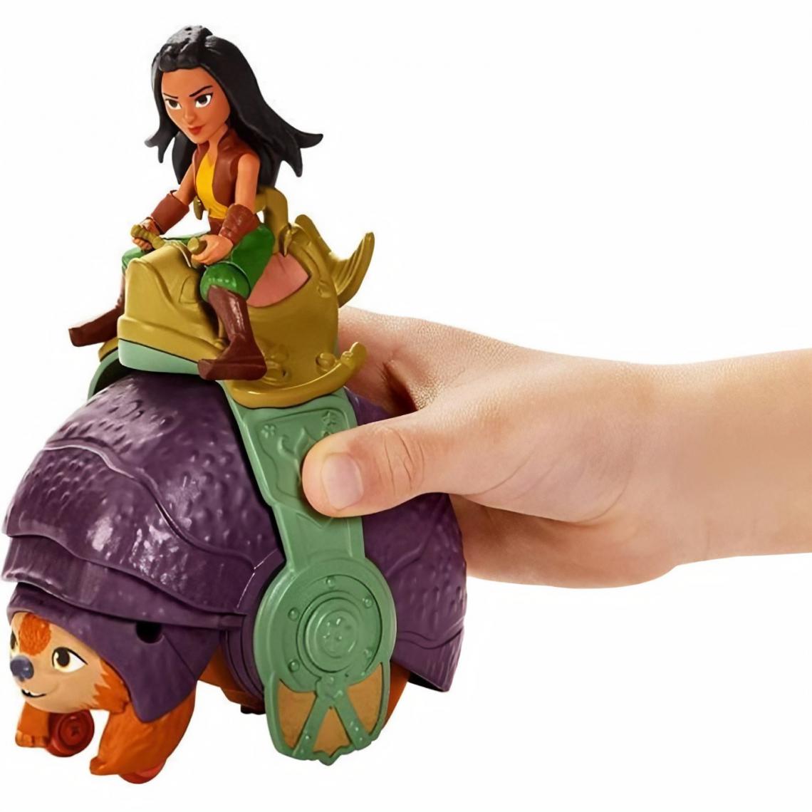 Disney Princesses - Disney, Raya et le Dernier Dragon, Mini figurines Raya et Tuk Tuk, poupée pour enfants, des 3 ans - Films et séries