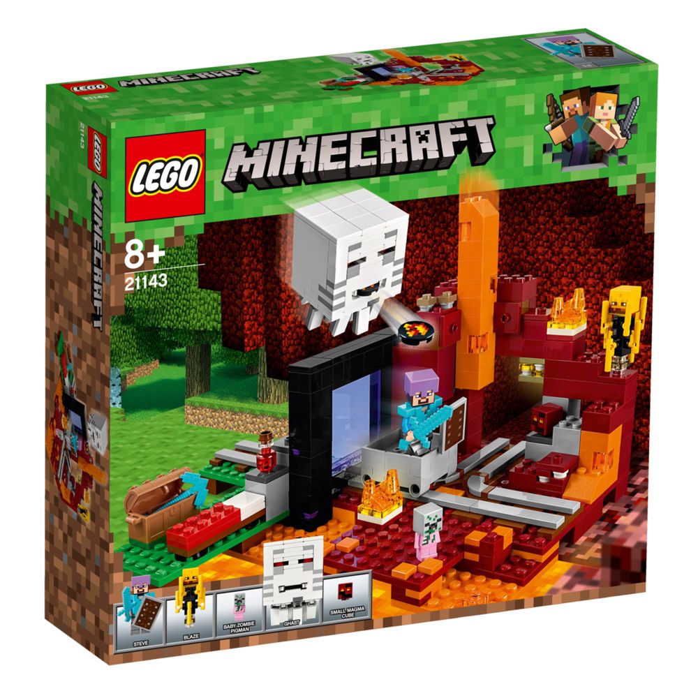 Lego - LEGO® 21143 Minecraft : Le portail du Nether - Briques Lego