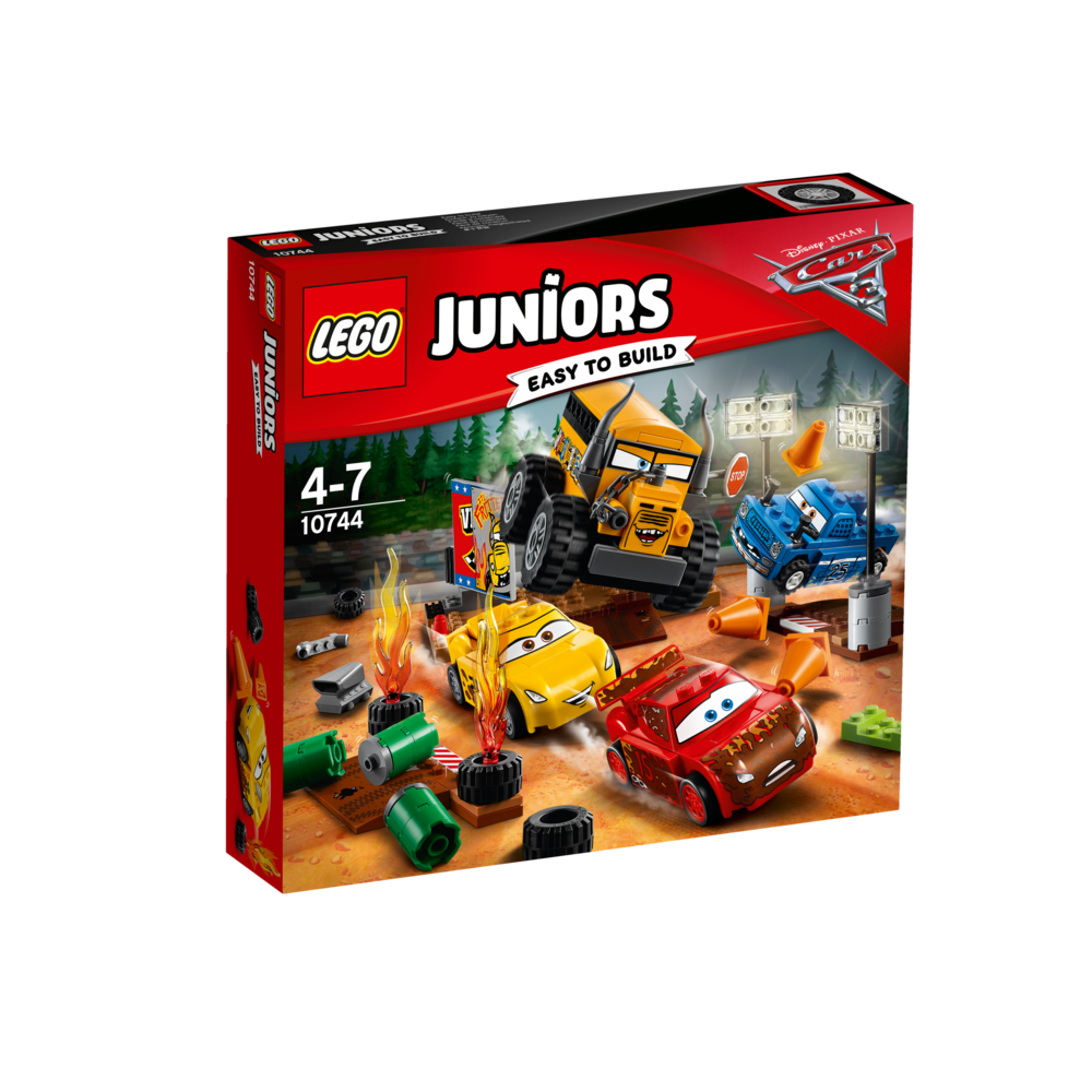Lego - LEGO® Juniors Disney Pixar Cars 3 - Le Super 8 de Thunder Hollow - 10744 - Briques Lego