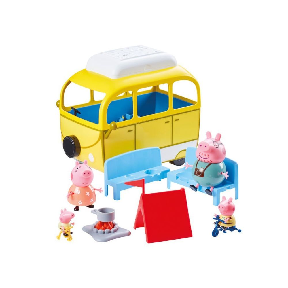 marque generique - BANDAI - Ensemble de jeu de véhicule pour camping-car Peppa Pig - Les grands classiques