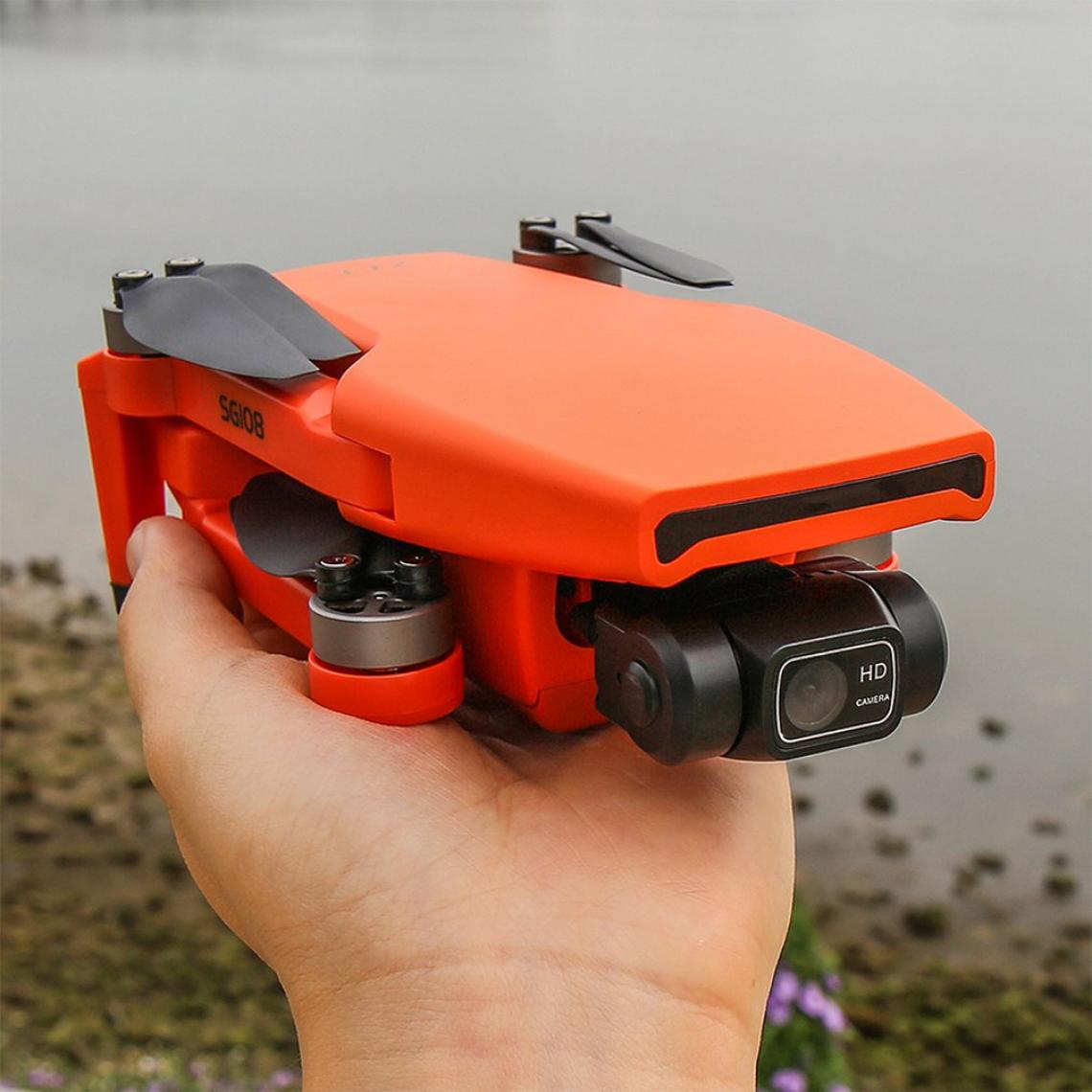 Universal - 4K Drone 2 Axis Gimbal Professional Camera(Orange) - Hélicoptères RC