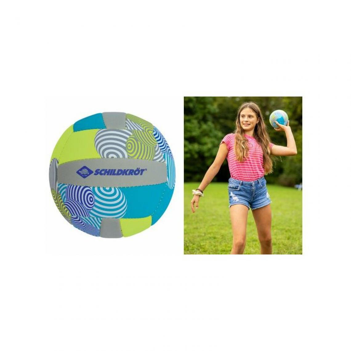 Schilder Fun Sport - SCHILDKRÖT Mini ballon de beach-volley en néoprène,taille 2 () - Jeux de balles