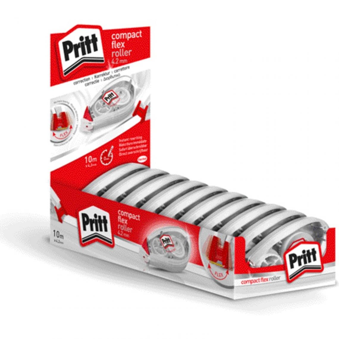 Pritt - Pritt Roller correcteur Compact Flex, 4,2 mm x 10 m () - Accessoires Bureau