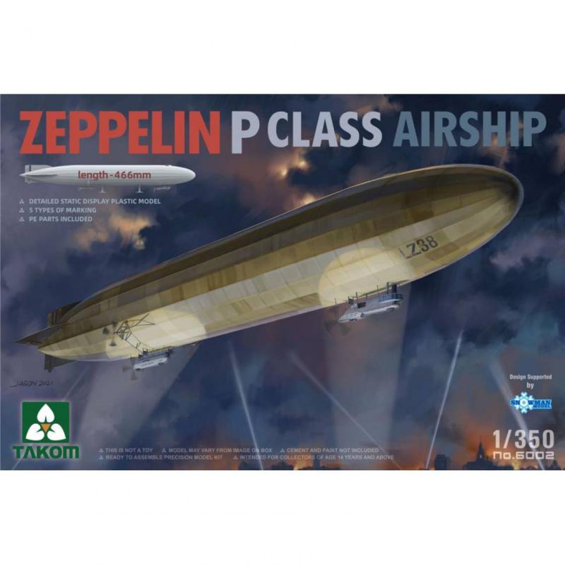 Takom - Maquette Avion Zeppelin P Class Airship - Avions
