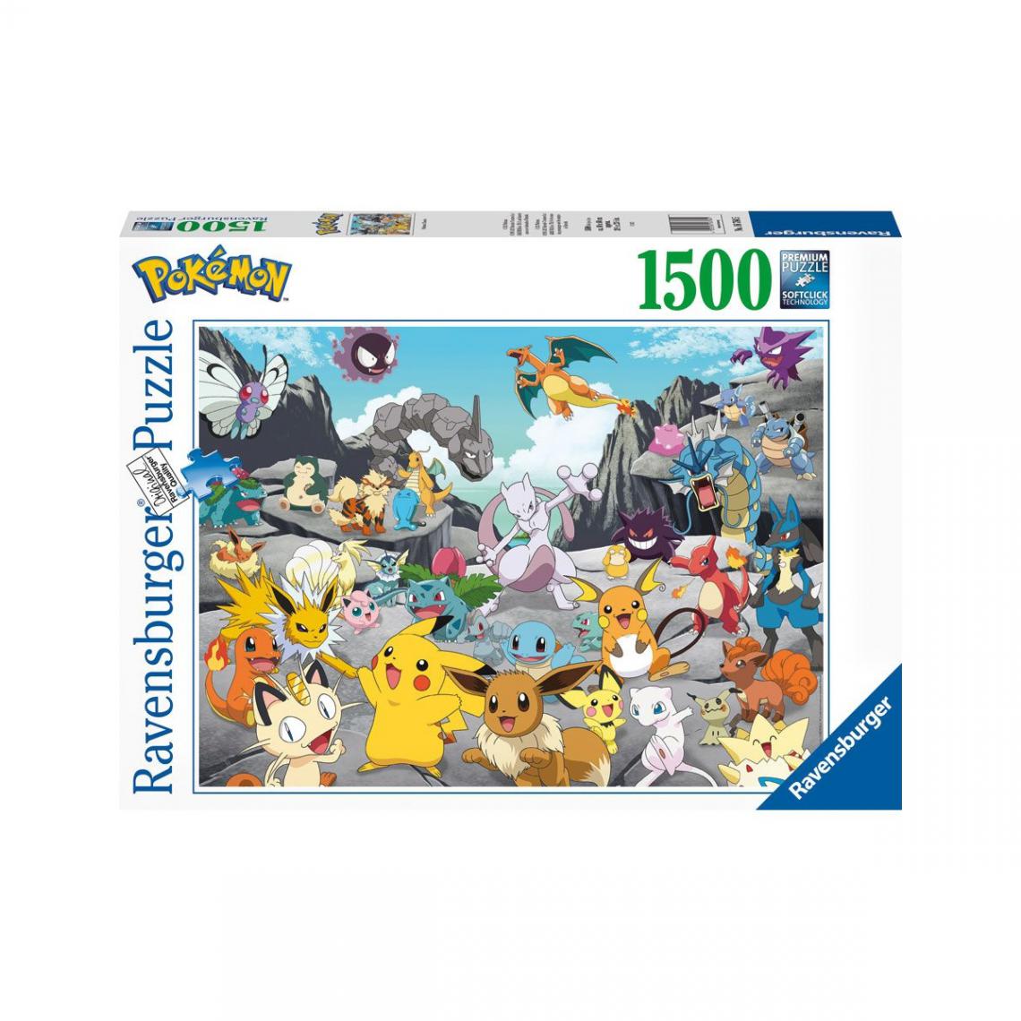 Ravensburger - Pokémon - Puzzle Classics (1500 pièces) - Puzzles 3D
