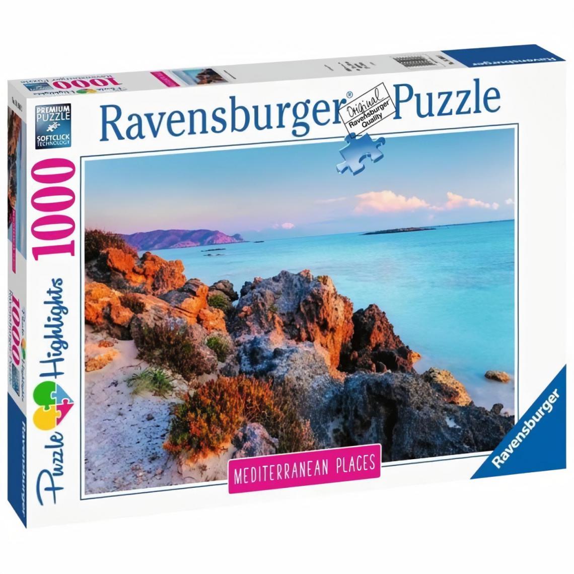 Ravensburger - Puzzle 1000 p - La Grece méditerranéenne (Puzzle Highlights) - Animaux