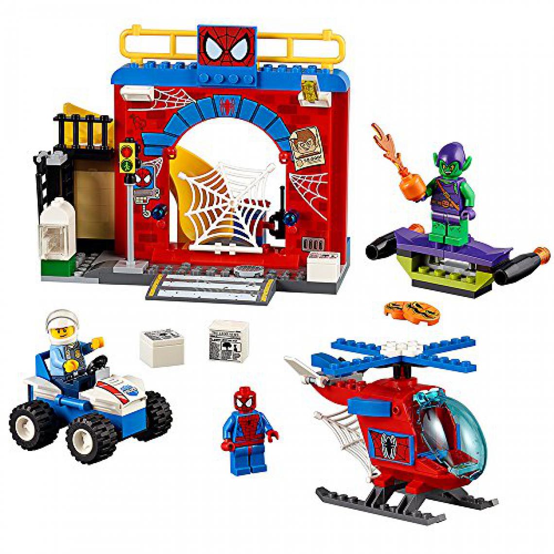 Lego - LEgO Juniors Spider-Man Hideout 10687 Jouet, Marvel Legends - Briques et blocs