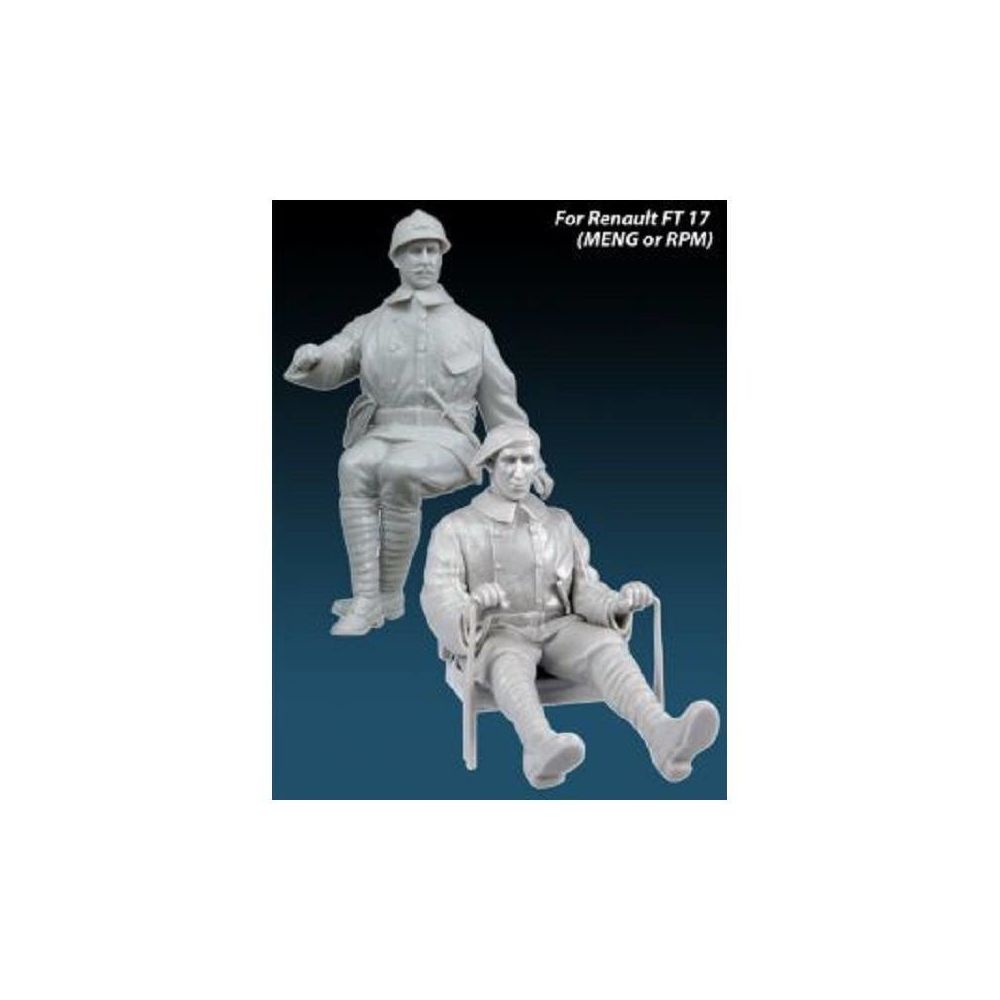 Nemrod - Figurine Mignature Tankistes Ft17 A.s. 1917 - Figurines militaires