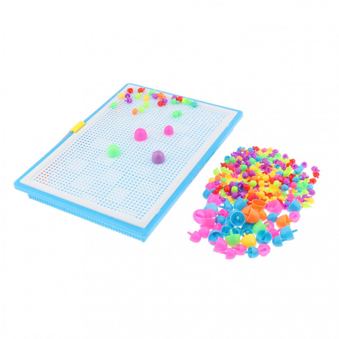 marque generique - Montessori Jeu Champignon Insérer Puzzle Enfants Puzzle Peg Board éducatif - Jeux éducatifs