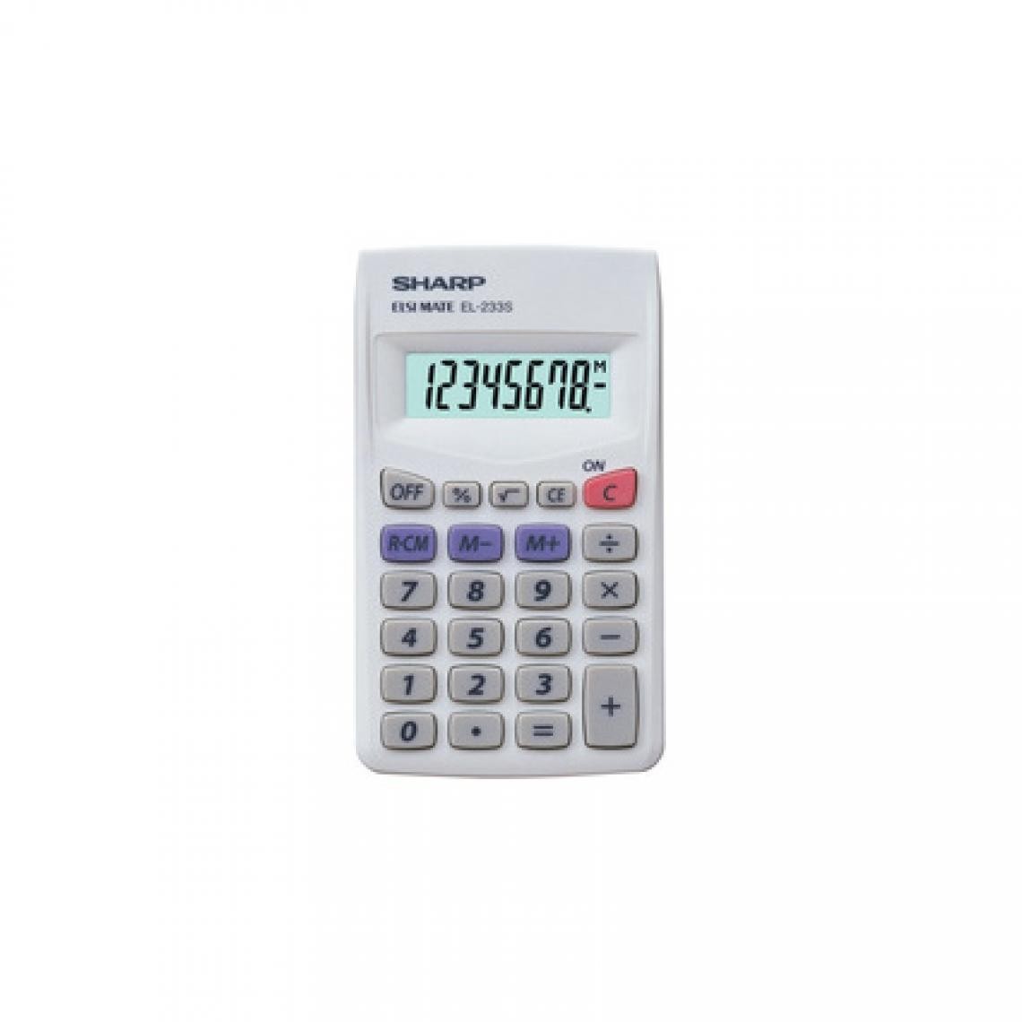 Sharp - SHARP Calculatrice modèle EL 233S, alimentation par batterie () - Accessoires Bureau