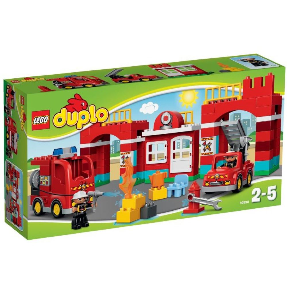 Lego - LEGO® DUPLO® Ville - La caserne des pompiers - 10593 - Briques Lego