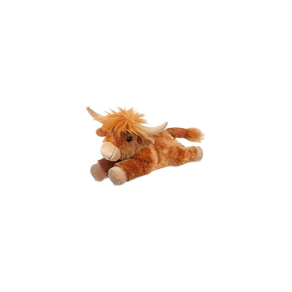 Aurora - Aurora Gifts of Smiles (Flopsie) - HIGHLAND COW - Soft Toy/Plush- 30cm - Peluches interactives