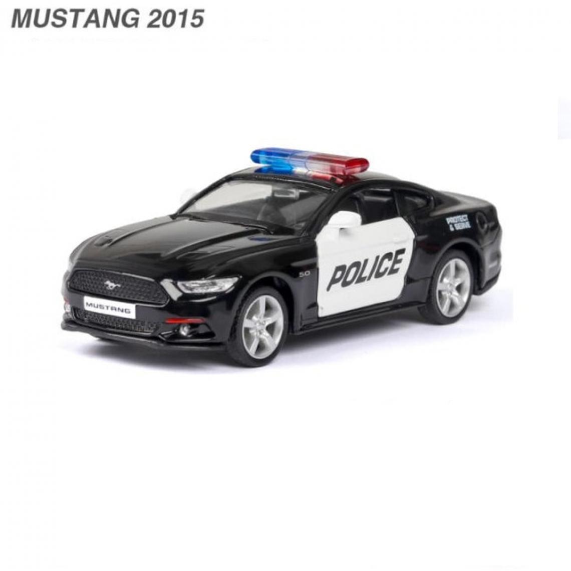 Universal - Nouveauté 1: 36 Dodge Mustang F150 Police Alliage Modèle Voiture jouet moulée sous pression Voiture jouet pour enfants Jouet éducatif Cadeau Jouet pour garçons | Voiture jouet moulée sous pression(Le noir) - Voitures