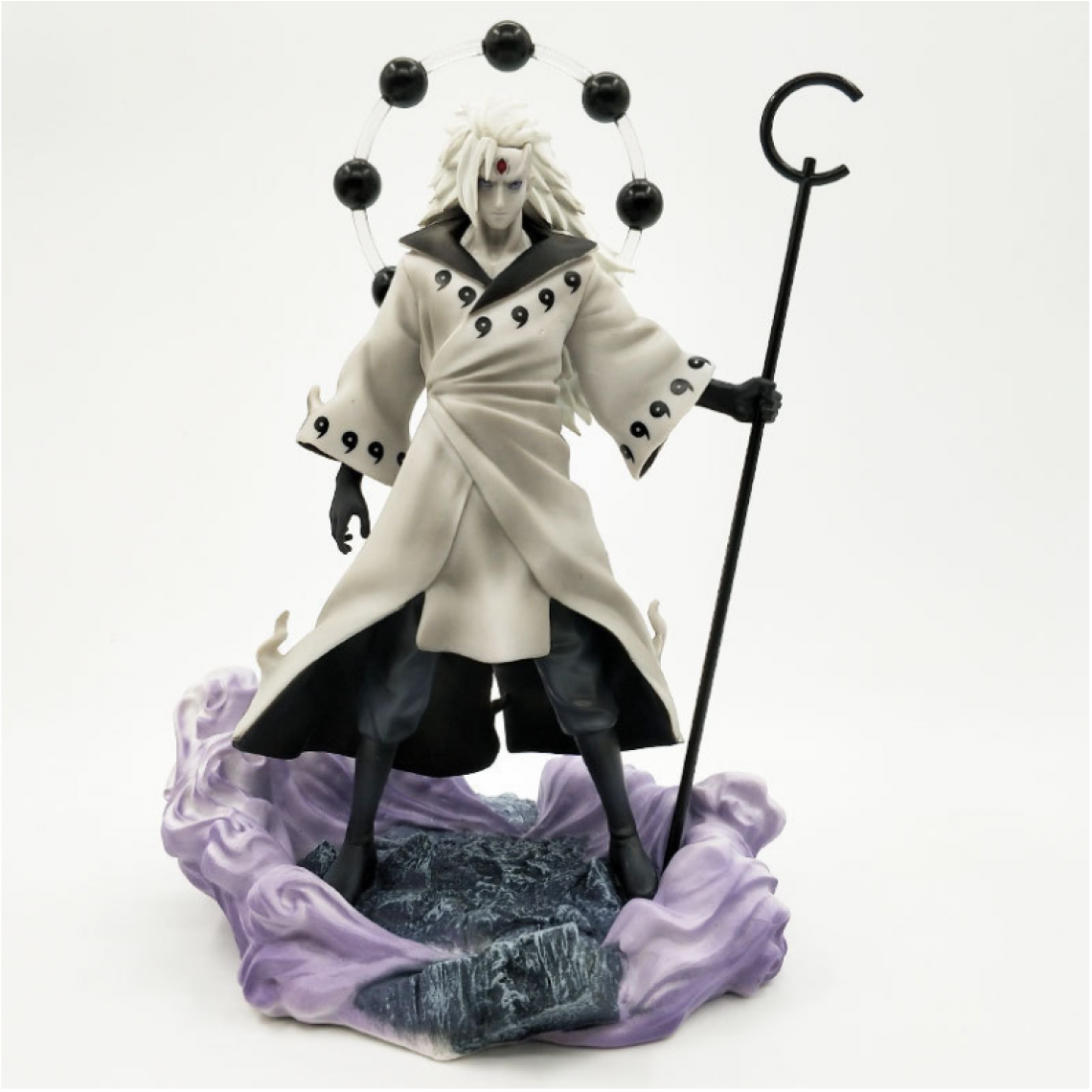 Universal - Tableau tache Uchiha version pvc dessin jouet collection modèle statue action personnage(blanche) - Mangas