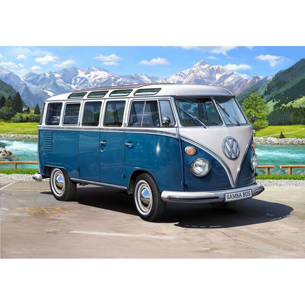 Revell - Maquette véhicule : Volkswagen T1 Samba Bus - Voitures