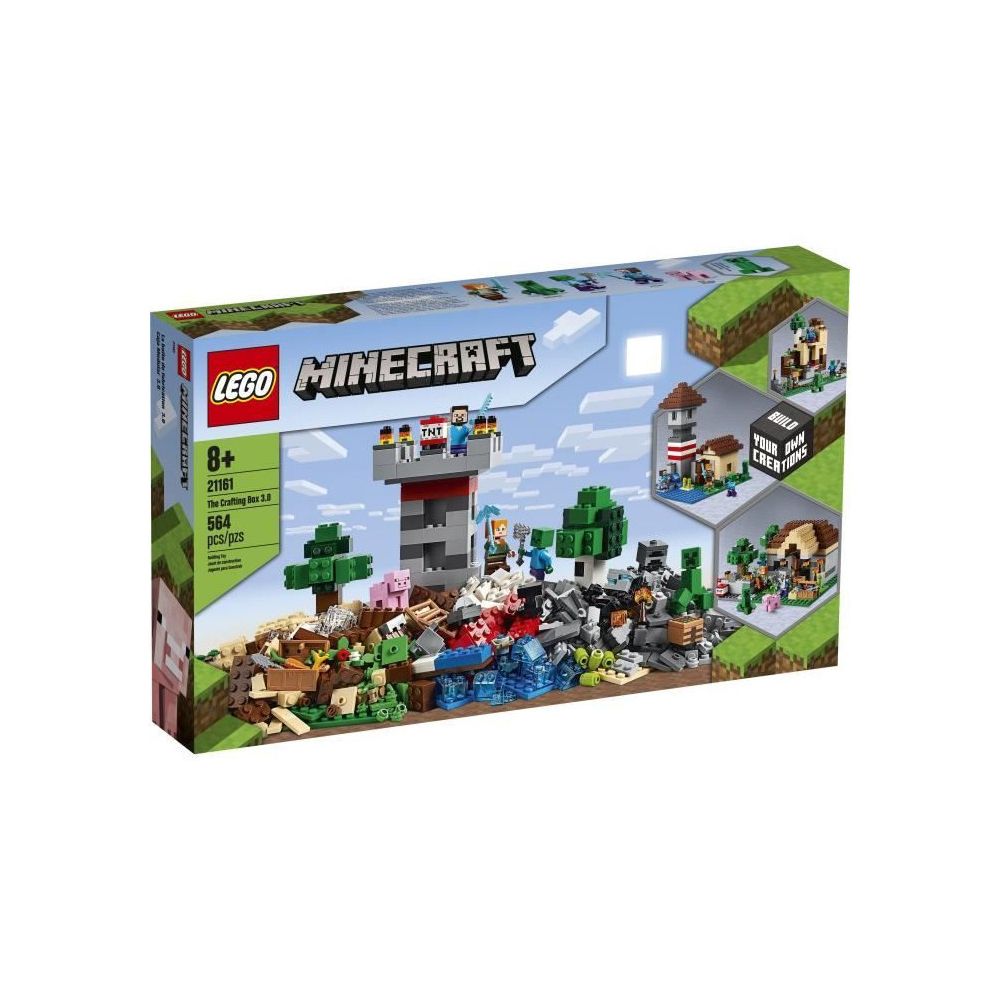 Lego - 21161 La boite de construction 3.0 LEGO® Minecraft - Briques et blocs