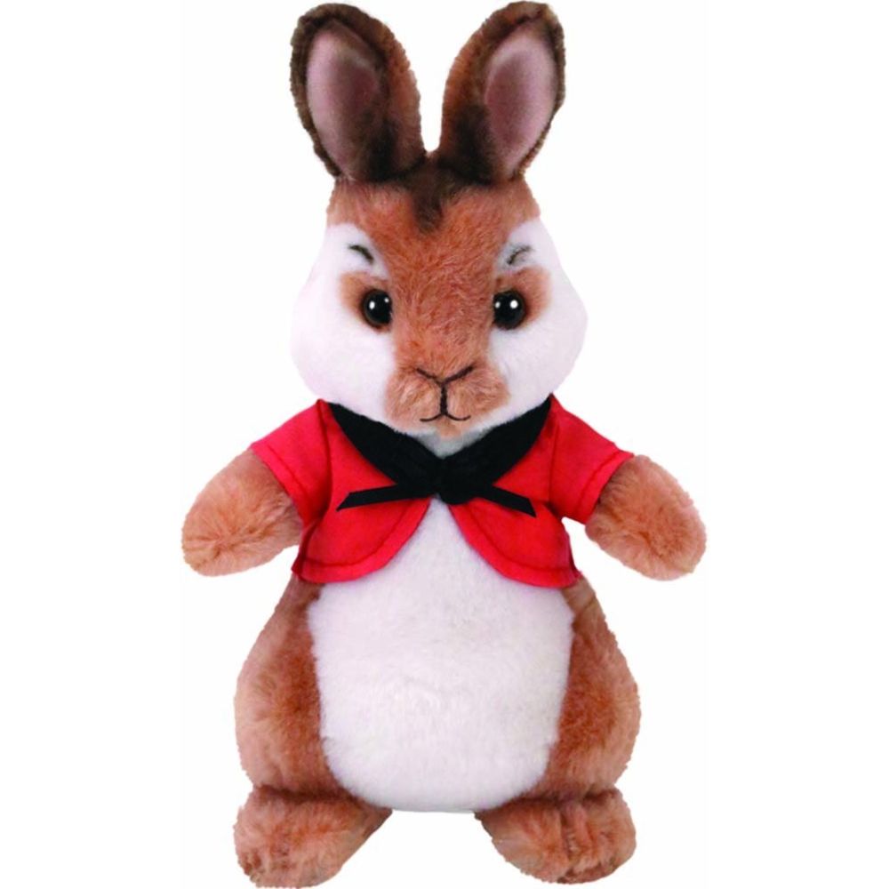 Ty - Ty – Flopsy Peter Rabbit Peluche Lapin boléro, Couleur Rouge (United Labels ibérique 42276ty) - Animaux
