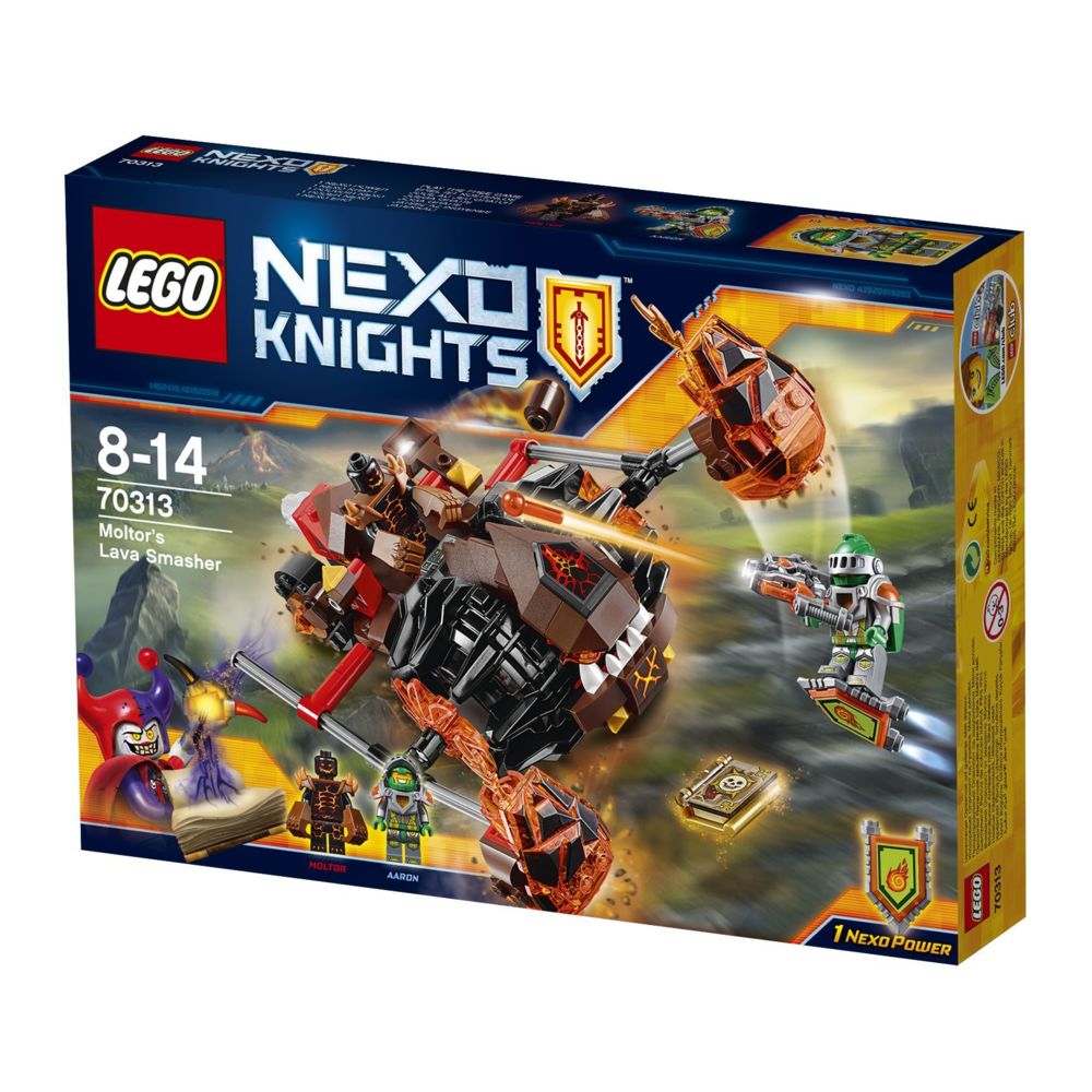 Lego - NEXO KNIGHTS - L'écrase-lave de Moltor - 70313 - Briques Lego