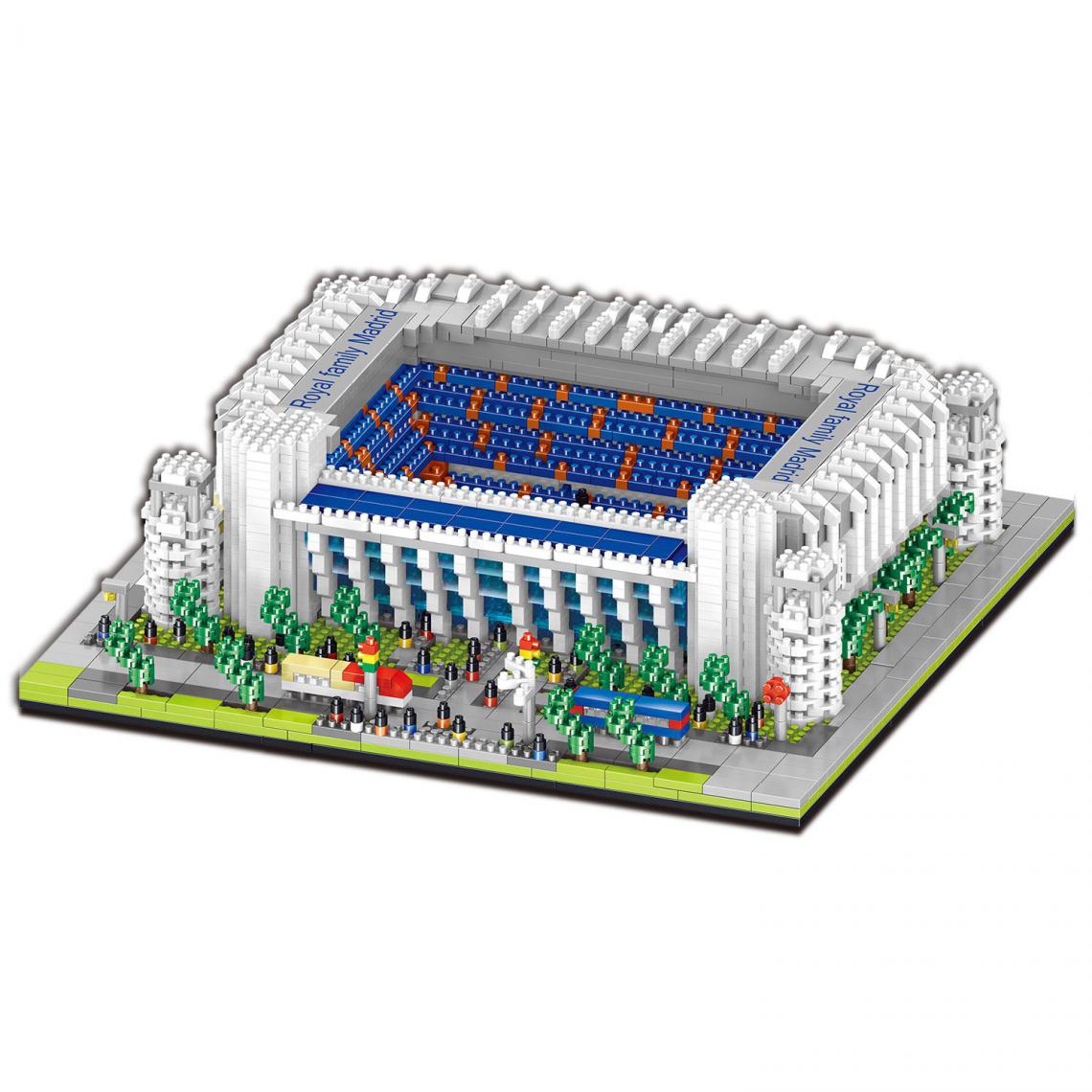 Generic - Jouet de construction Architecture urbaine Lezi Stade royal de Madrid 25.6 * 7.1 cm - Blanc  - Briques et blocs