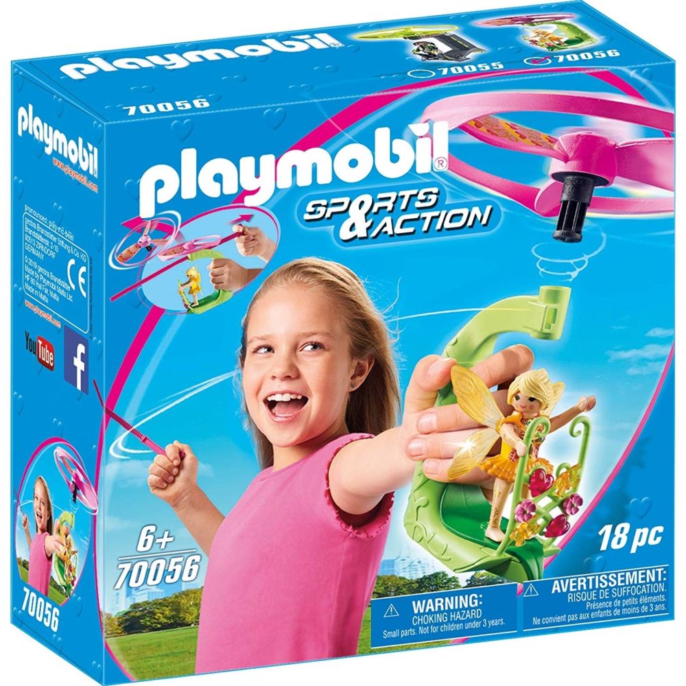 Playmobil - PLAYMOBIL 70056 Sport & Action - Fée avec hélice volante - Playmobil