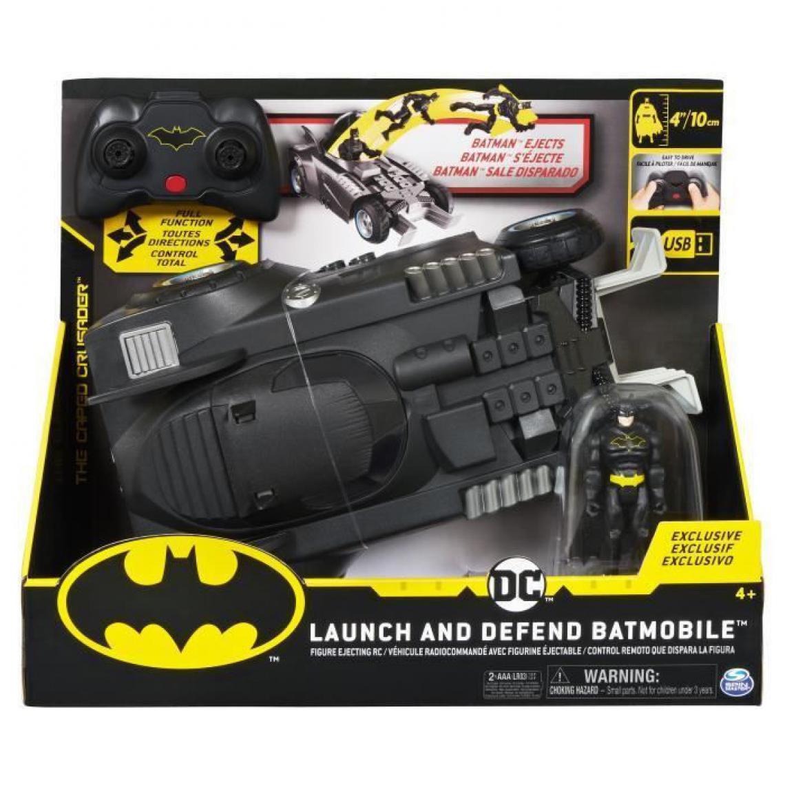 Batman - DC COMICS BATMAN - BATMOBILE RC deluxe - 6055747 - Voiture Vehicule radiocommandee - Films et séries