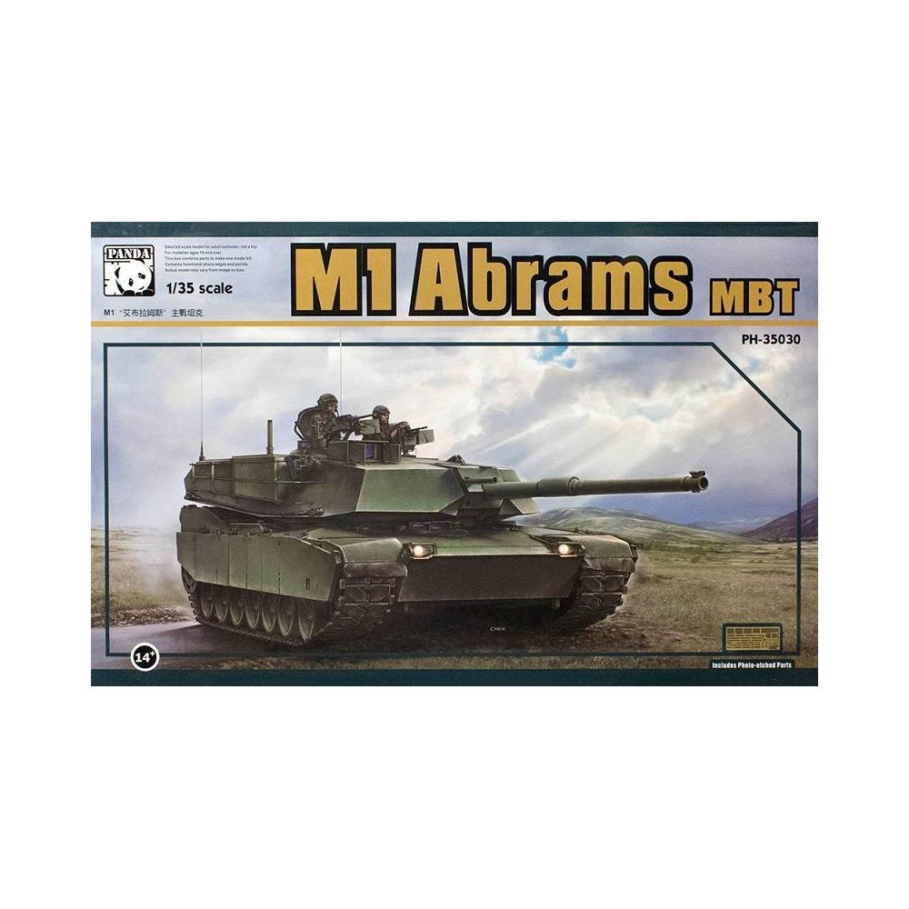 Panda - Maquette Char M1 Abrams Mbt - Bateaux