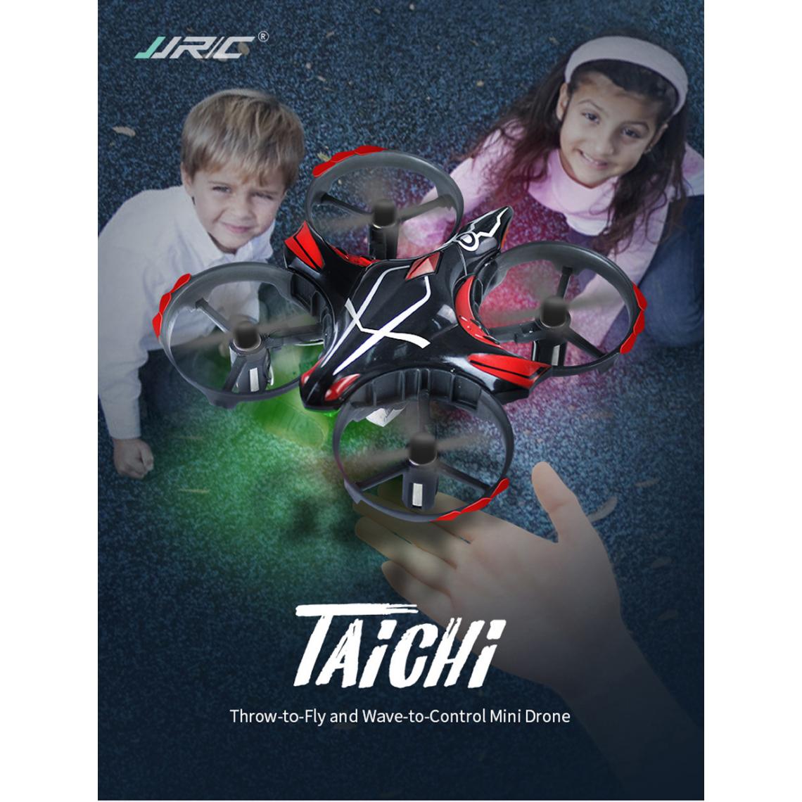 Universal - H56 mini drone RC hélicoptère infrarouge détecteur manuel télécommandé quadricoptère enfant, barométrique altitude maintenue inversion 3D(Le noir) - Drone