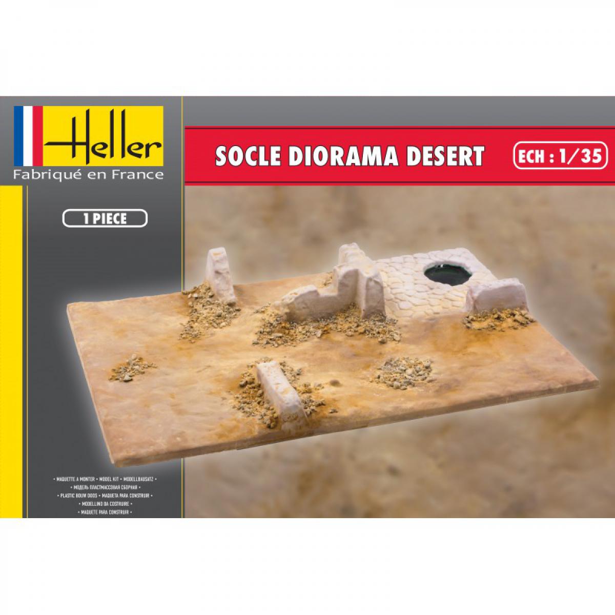 Heller - Heller Socle diorama desert - Voitures RC
