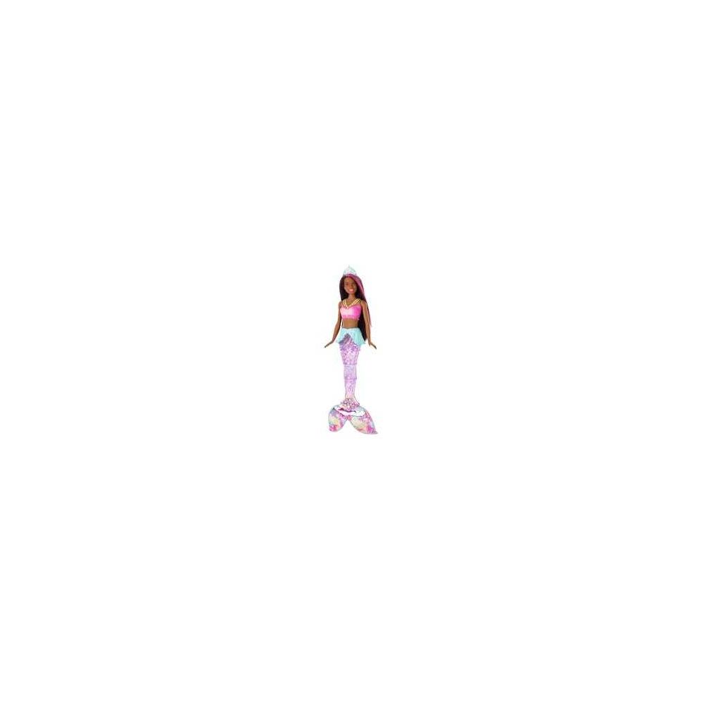 Mattel - Poupée Barbie Dreamtopia Sirène lumière et danse aquatique - Poupées mannequins