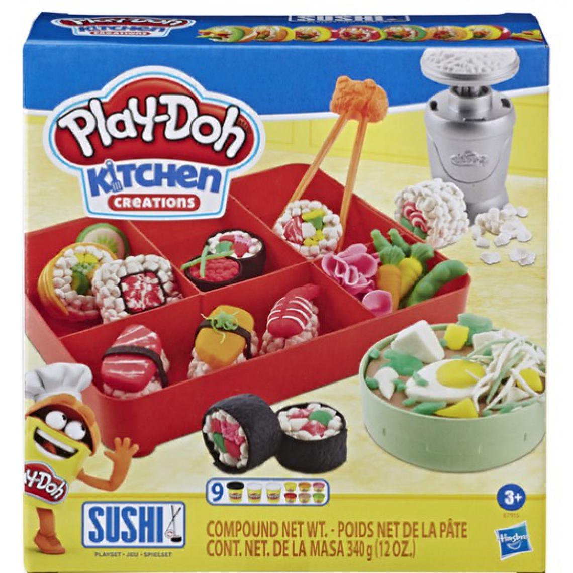 Hasbro - Play Doh Kitchen Creations Menu sushis - Modelage