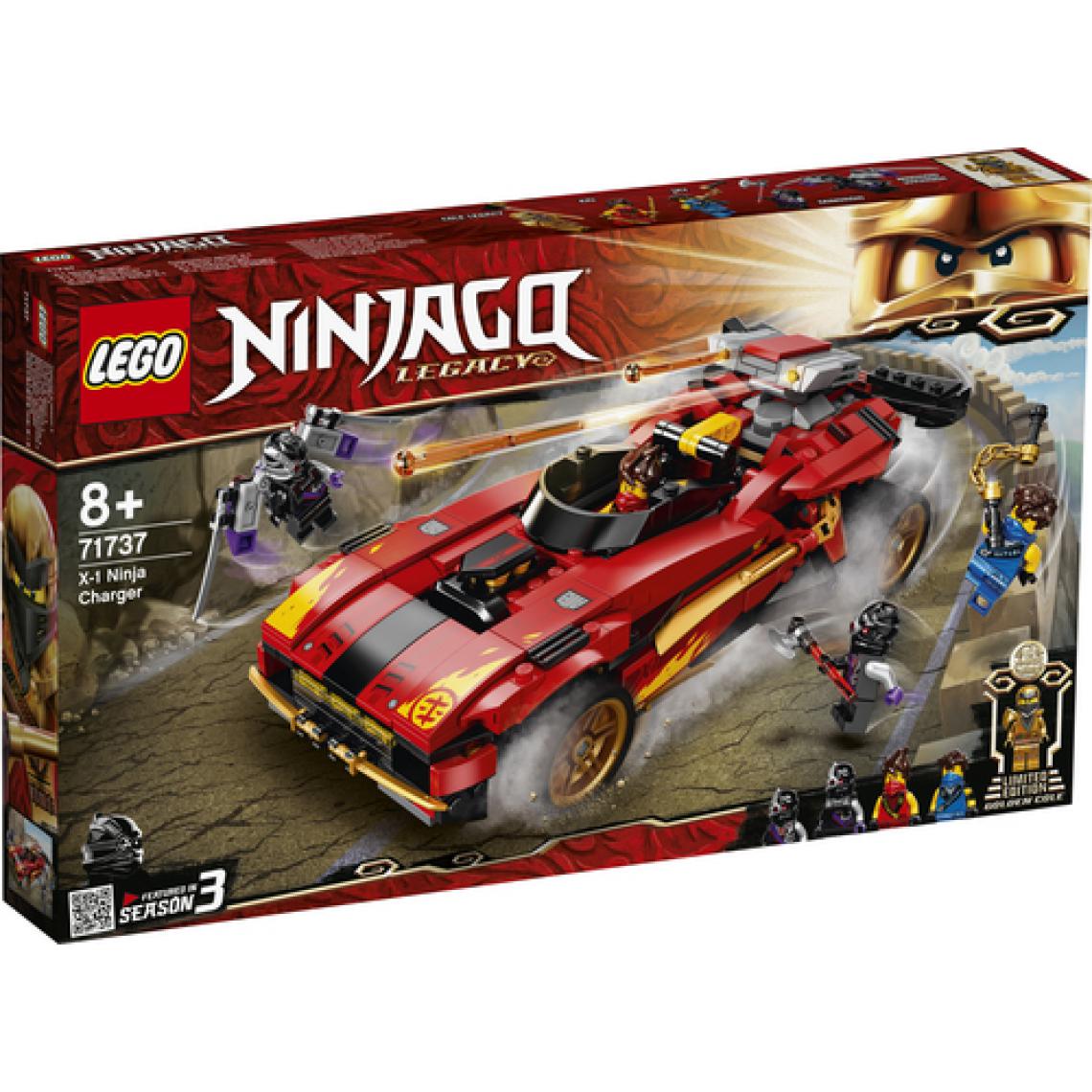 Lego - 71737 Le chargeur Ninja X-1 - Briques Lego