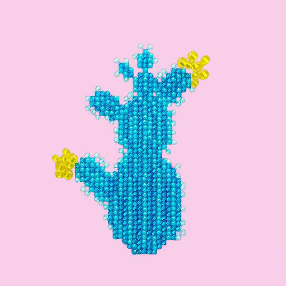 Miniart Crafts - Blue Cactus, Perlenstickset - Miniart Crafts - Accessoires et pièces